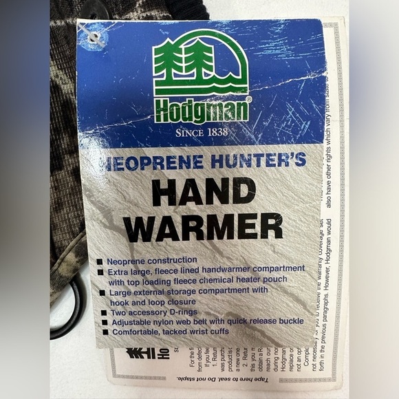 Hodgman Neoprene Hunters Camouflage Hand Warmer - Picture 3 of 5
